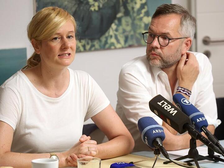 Christina Kampmann und Michael Roth kandidieren gemeinsam für den SPD-Parteivorsitz.