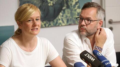 Christina Kampmann und Michael Roth kandidieren gemeinsam für den SPD-Parteivorsitz.