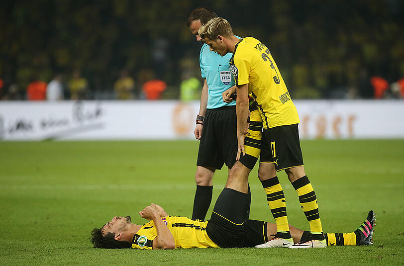 Mats Hummels: Wadenkrampf im DFB-Pokalfinale.