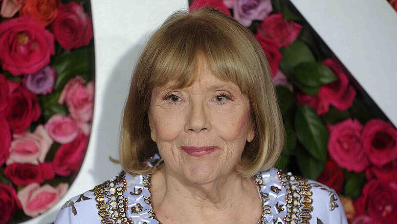 Diana Rigg bei den 72. Tony Awards in New York City Diana Rigg bei den 72. Tony Awards in New York City