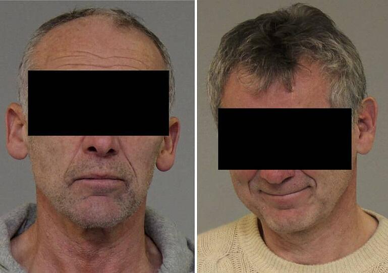 Stehen ab Donnerstag in Augsburg vor Gericht: Raimund M. (l.) und Rudi R. sollen einen Polizisten erschossen haben.