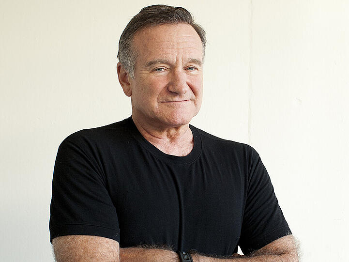 Robin Williams bei einem Pressetermin im November 2011