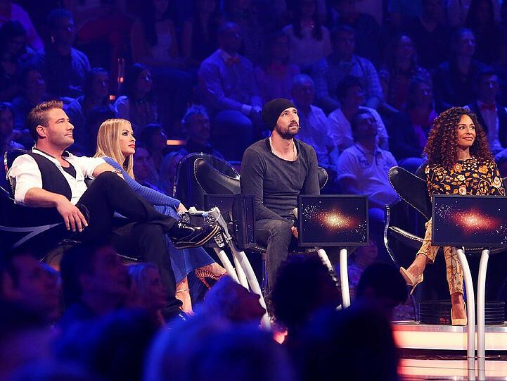 Die "Rising Star"-Jury: (v.l.n.r.) Sasha, Anastacia, Gentleman und Joy Denalane