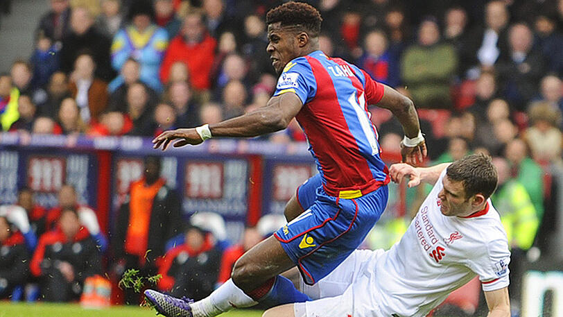 Platz 5: Wilfred Zaha (Crystal Palace). 231 Dribblings, 51 Prozent erfolgreich.