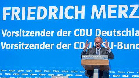 Klare Worte von Friedrich Merz auf dem CSU-Parteitag.