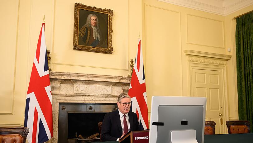Der britische Premier Keir Starmer möchte eine "Koalition der Willigen" etablieren.