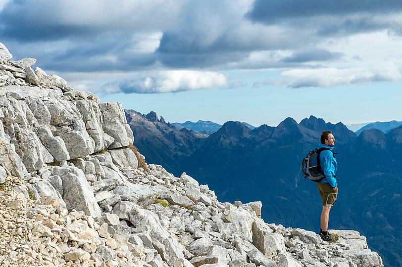 Vom Latemar und vom Rosengarten aus bieten sich grandiose Ausblicke auf die Dolomiten.
