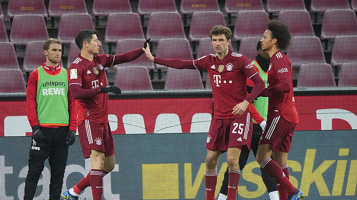 Derzeit nicht aufzuhalten: Thomas Müller und Robert Lewandowski.