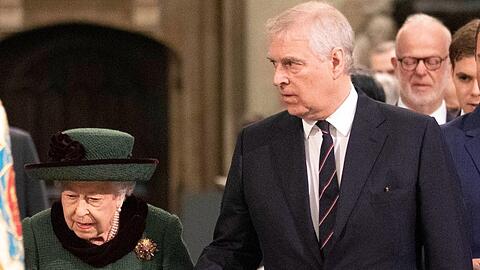 Das Foto von Queen Elizabeth II. und Prinz Andrew hätte es fast nicht gegeben.