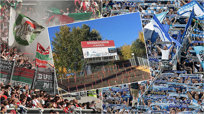 Beide Fanlager sind seit Jahren zerstritten - die Rivalität zwischen den Löwen- und Augsburg-Fans ist enorm.