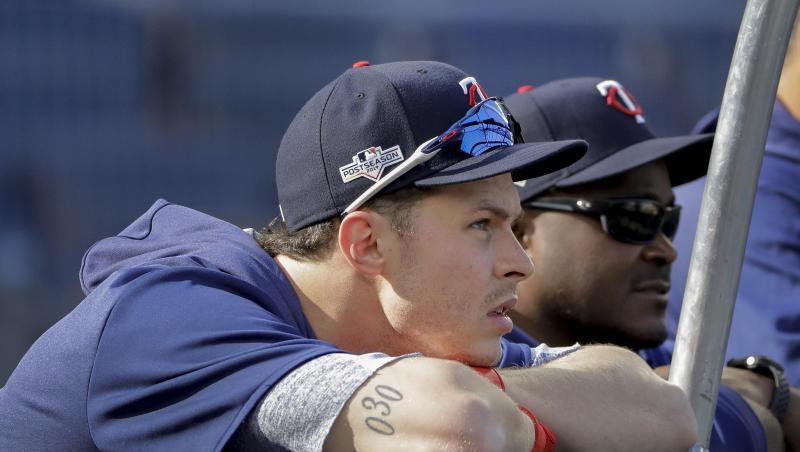 Schied mit den Minnesota Twins in den MLB-Playoffs gegen die Yankees aus: Max Kepler. Schied mit den Minnesota Twins in den MLB-Playoffs gegen die Yankees aus: Max Kepler.