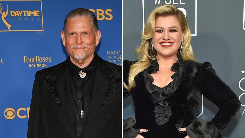 "General Hospital"-Star Jeff Kober (l.) und Kelly Clarkson zählten zu den Abräumern der diesjährigen Daytime Emmy Awards.