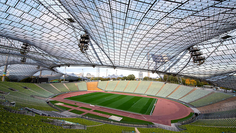Das Olympiastadion in München: Herzstück des Olympiaparks, wo die Stadt wieder Sommerspiele stattfinden lassen will.