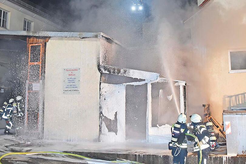 Bei dem Feuer wurde niemand verletzt.