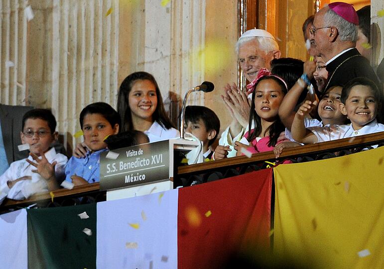 Papst Benedict XVI in Mexiko - sehen Sie hier die Bilder...