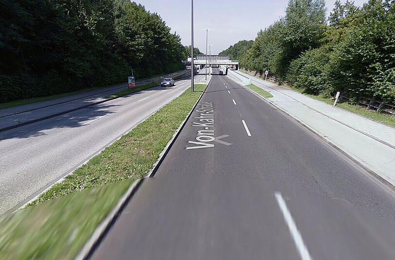 Auf der Von-Kahr-Straße sind immer noch 40 Prozent zu schnell. Bei erlaubten 50 km/h fuhr hier der traurige Spitzenreiter mit 109 Stundenkilometern.