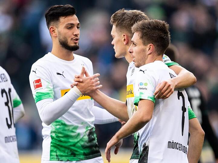 Patrick Herrmann traf doppelt für Mönchengladbach.