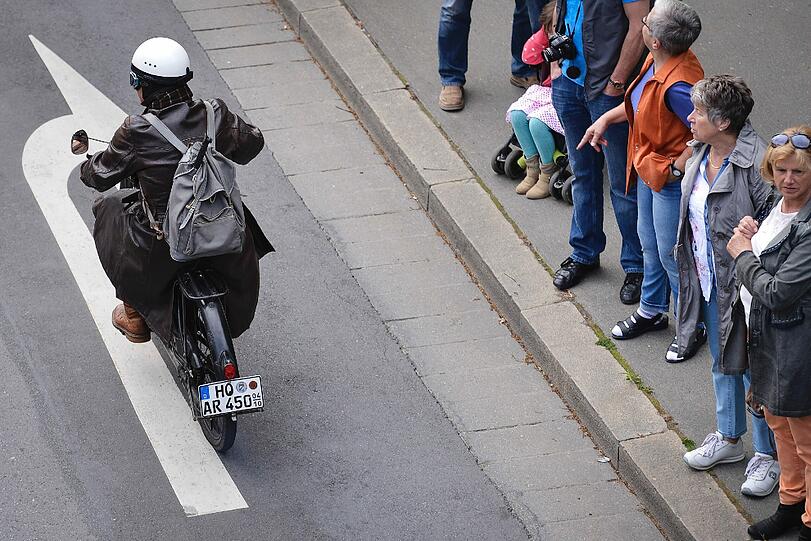 Die Biker-Saison wird in Kulmbach eröffnet: Die Bilder von der 14. Motorrad-Sternfahrt.