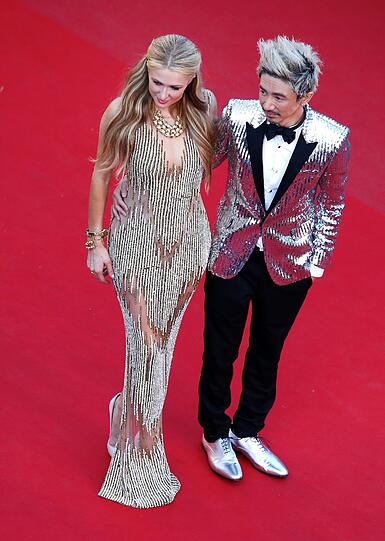 Paris Hilton und der chinesische Schauspieler Sun Zu Yang
