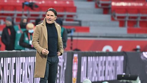 Hertha-Trainer Bruno Labbadia schöpft aus der Nullnummer in Leverkusen Mut.
