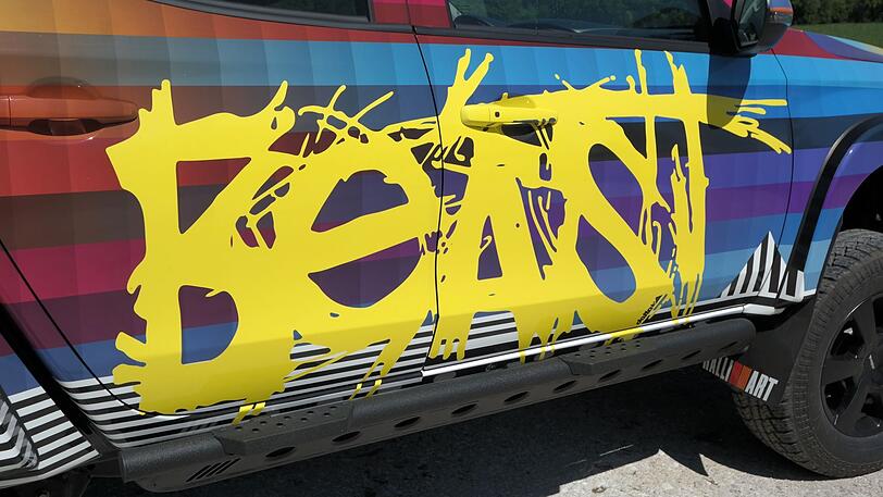 Deutlicher Hinweis: Die extravagant-extreme delta-4x4-Kreation ist ein Biest.