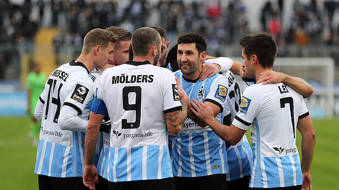 Der TSV 1860 gewinnt gegen den MSV Duisburg mit 3:2.
