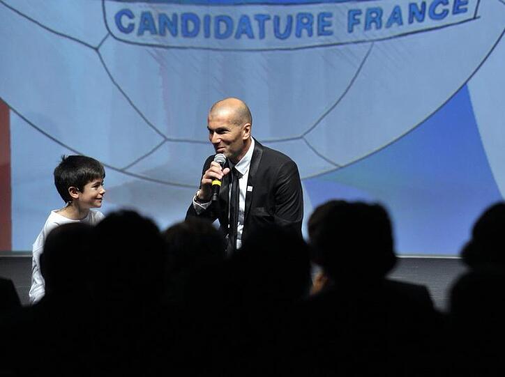 Zinedine Zidane warb für sein Heimatland