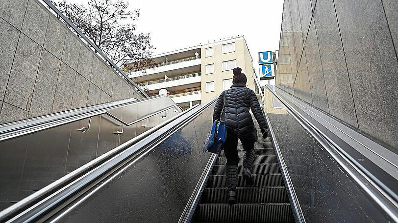 Diese Rolltreppe werden in einigen Jahren wohl viele Pendler aus dem Südosten nutzen.
