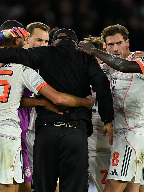 Schlussjubel des FC Bayern in Paris.
