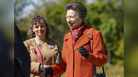 Prinzessin Anne war bei der Er&ouml;ffnung sichtlich gut gelaunt.