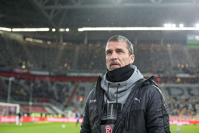 Rückkehr nach München: Marco Kurz, ehmaliger Spieler und Trainer des TSV 1860, muss mit Fortuna Düsseldorf bei den Löwen antreten.