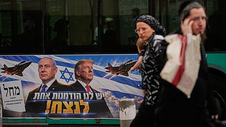 US-Pr&auml;sident Trump hofft auf eine weitere Amtszeit f&uuml;r Israels Regierungschef Netanjahu.