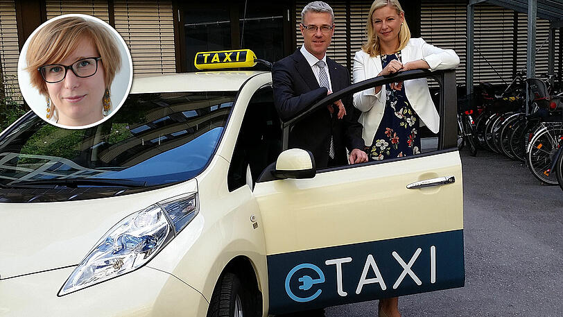 Vize-Lokalchefin Sophie Anfang über die Bezuschussung für E-Taxis in München.