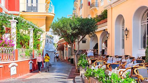 Kaum Menschen auf Capri? Der Schein tr&uuml;gt...