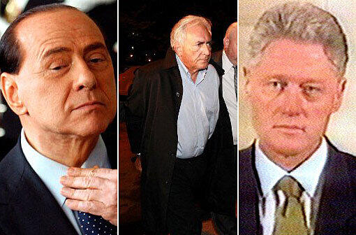 Der Sex-Skandal um Dominique Strauss-Kahn ist kein Einzelfall: Auch andere Prominente aus Politik, Wirtschaft und dem Showbiz kamen durch Sex-Affären unfreiwillig in die Schlagzeilen. Bill Clinton, Silvio Berlusconi und Tiger Woods: Die AZ hat die Sex-Skandale hier zusammengetragen. Viel Spaß beim Klicken!