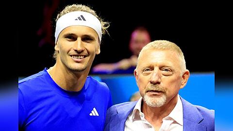 Alexander Zverev (l.) beerbt Boris Becker als zweiter Deutscher als Nummer eins der Tenniswelt.