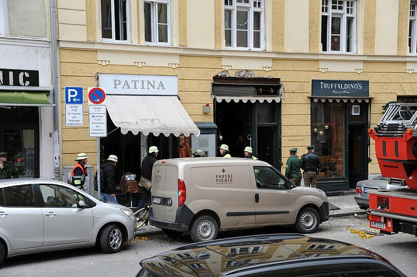 So sieht es nach der Gasexplosion in der Türkenstraße aus.