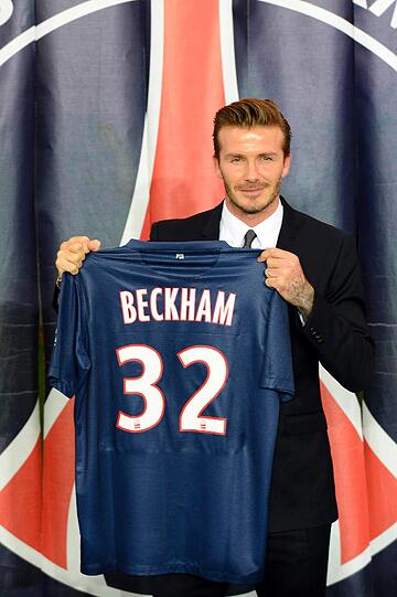 Paris St. Germain: David Beckham (Bild) und Zlatan Ibrahimovic sind die alles überlagernden Themen bei Paris. Dabei wird von vielen übersehen, wie viel Qualität der Verein mit arabischen Millionen in den letzten zwei Jahren eingekauft hat - zum Beispiel Thiago Silva, Javier Pastore und Blaise Matuidi.