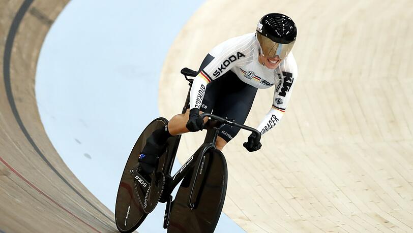 Holte auch im 500-Meter-Zeitfahren die Goldmedaille: Emma Hinze.