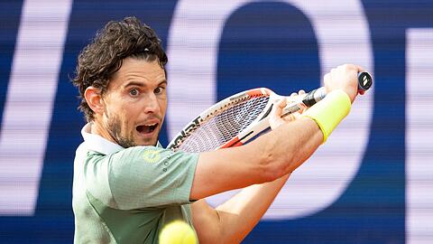 Dominic Thiem in Aktion.