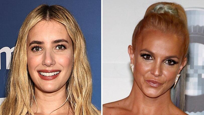 Emma Roberts (l.) kennt ein ganzes Britney-Spears-Album auswendig.