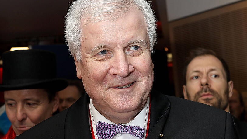 Horst Seehofer kommt wie gewohnt ohne Verkleidung.