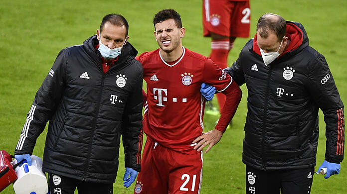 Lucas Hernandez musste gegen Werder Bremen früh ausgewechselt werden.