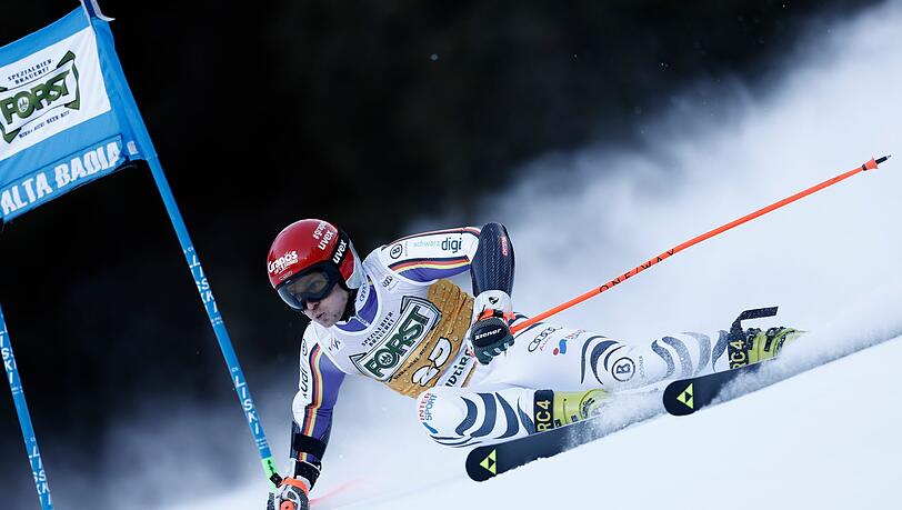 Skirennfahrer Fabian Gratz gelang in Alta Badia ein famoser zweiter Durchgang.