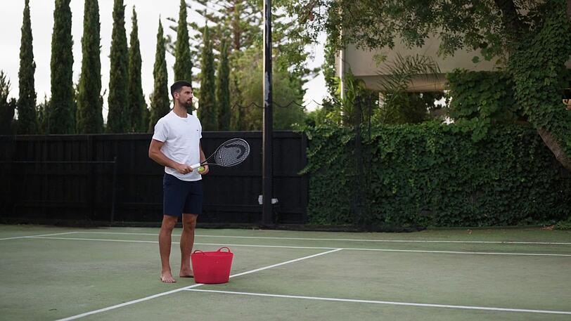 Der Dokumentarfilm "Novak Djokovic: Der Wolf im Winter" gibt ab 20. August Einblicke in den Trainingsalltag von Novak Djokovic.