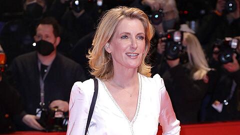 Maria Furtwängler vor der Eröffnungsgala der 72. Berlinale.