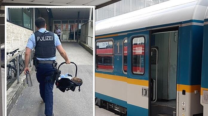 "Dank sehr guter Zusammenarbeit aller Beteiligten der Polizeien und des Bahnunternehmens konnte das Kleinkind rund eineinhalb Stunden später wohlbehalten der Familie zugeführt werden", teilte die Bundespolizei mit.