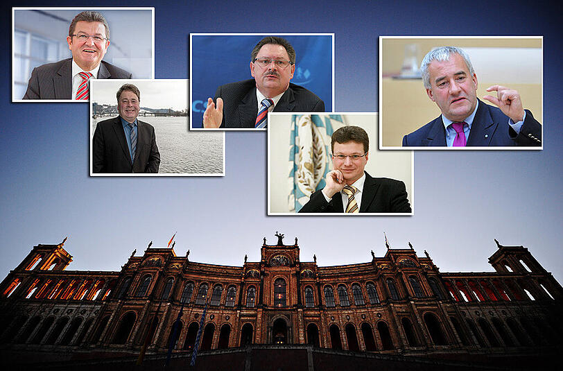 Der Bayerische Landtag. Die Gehälter der Verwandten von fünf Mitglieder der Staatsregierung wurden jetzt veröffentlicht.