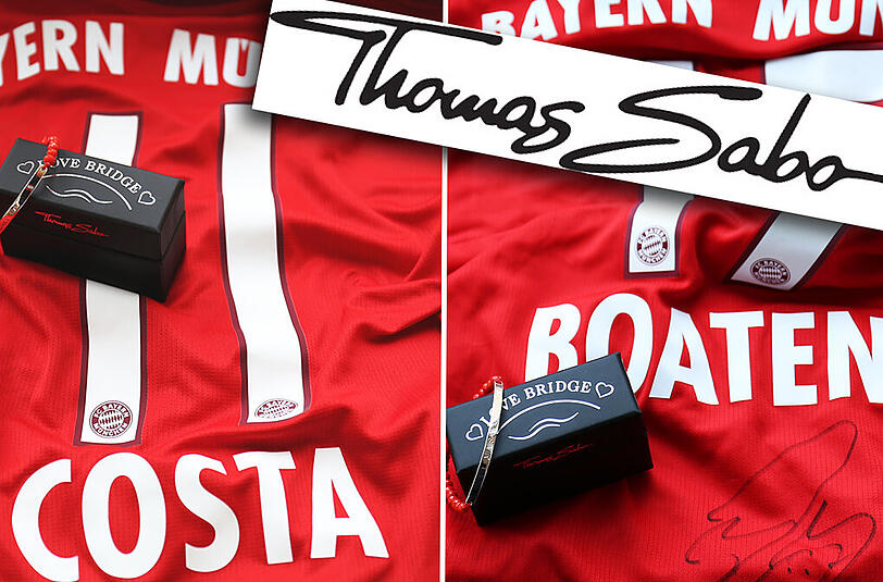 Gewinnen Sie mit der AZ und Thomas Sabo ein Love Bridge Armband und ein handsigniertes FC-Bayern-Trikot.