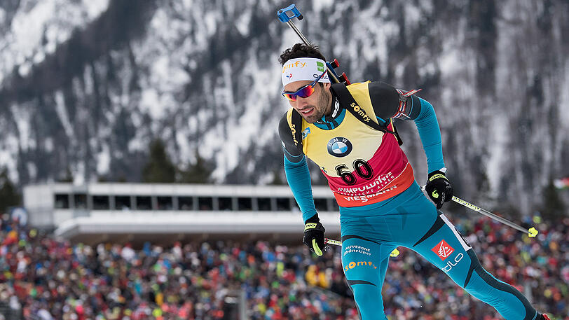 Der Franzose Martin Fourcade feierte beim 10-km-Sprint in Ruhpolding seinen neunten Saisonerfolg.